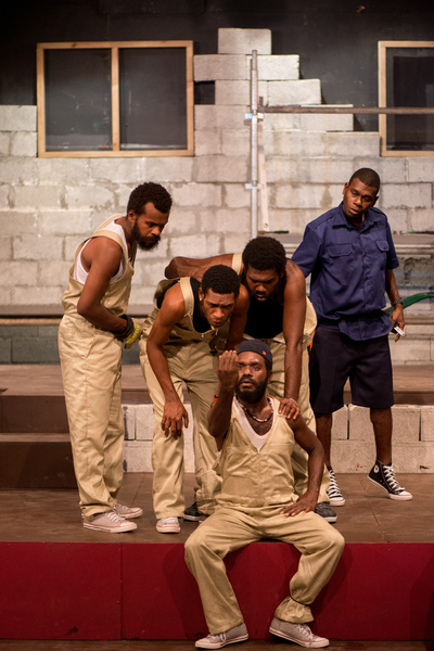 Shots from Wan Smolbag Theatre company's production of Klaem Long Lada Ia.
