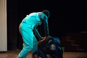 Shots from Wan Smolbag Theatre company's production of Klaem Long Lada Ia.
