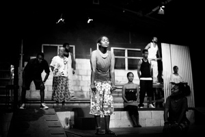 Shots from Wan Smolbag Theatre company's production of Klaem Long Lada Ia.
