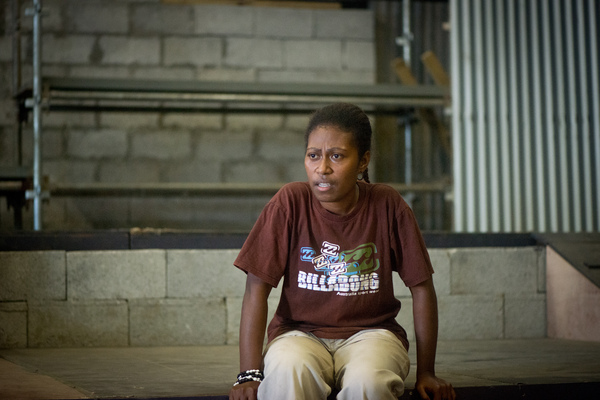 Some shots from a rehearsal of Wan Smolbag Theatre company's latest play.
