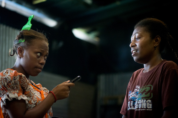 More shots from a rehearsal of Wan Smolbag Theatre's latest show.
