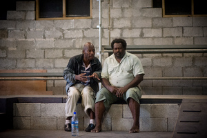 More shots from a rehearsal of Wan Smolbag Theatre's latest show.
