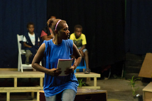 Some shots taken at a performance by Wan Smolbag's youth troupe.
