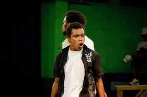 Some shots taken at a performance by Wan Smolbag's youth troupe.

