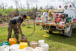 A water dispersion centre in Etas near the Bouffa landfill operated by VanGOV, UNICEF and Oxfam.

