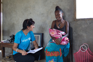 A water dispersion centre in Etas near the Bouffa landfill operated by VanGOV, UNICEF and Oxfam.
