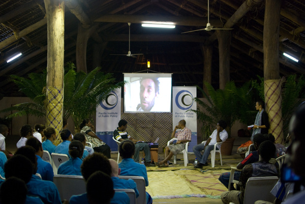 Shots from a forum on Vanuatu's next generation of leaders, sponsored by the Pacific Institute of Public Policy.
