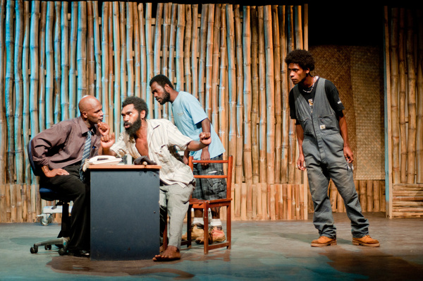 Shots from Wan Smolbag Theatre's production of Zero Balans.
