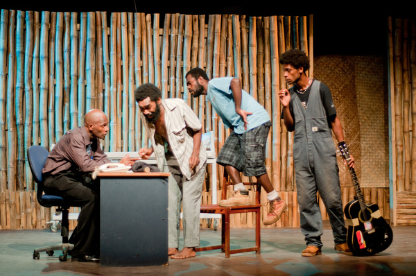 Shots from Wan Smolbag Theatre's production of Zero Balans.
