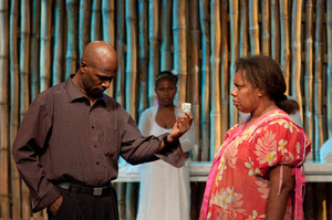 Shots from Wan Smolbag Theatre's production of Zero Balans.
