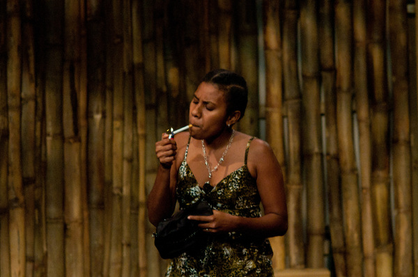 Shots from Wan Smolbag Theatre's production of Zero Balans.
